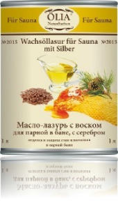 Масло-лазурь с воском для стен и потолков в бане